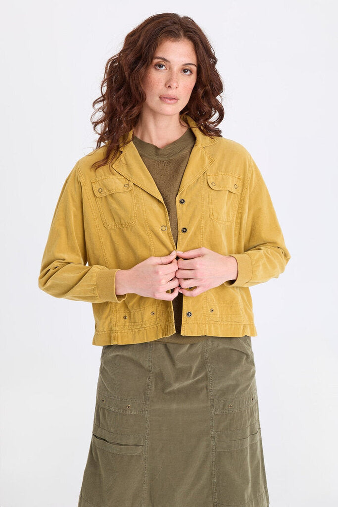 XCVI Radiance Pigment Marcellus Corduroy Trucker Jacket