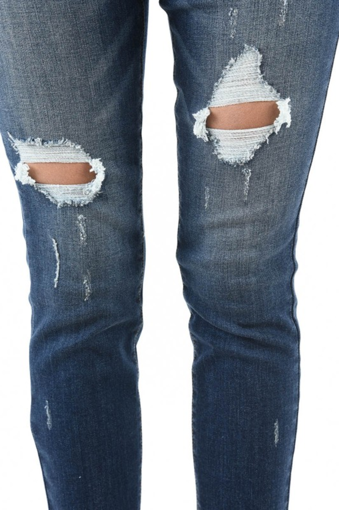 Judy Blue distressed Boyfriend Jean