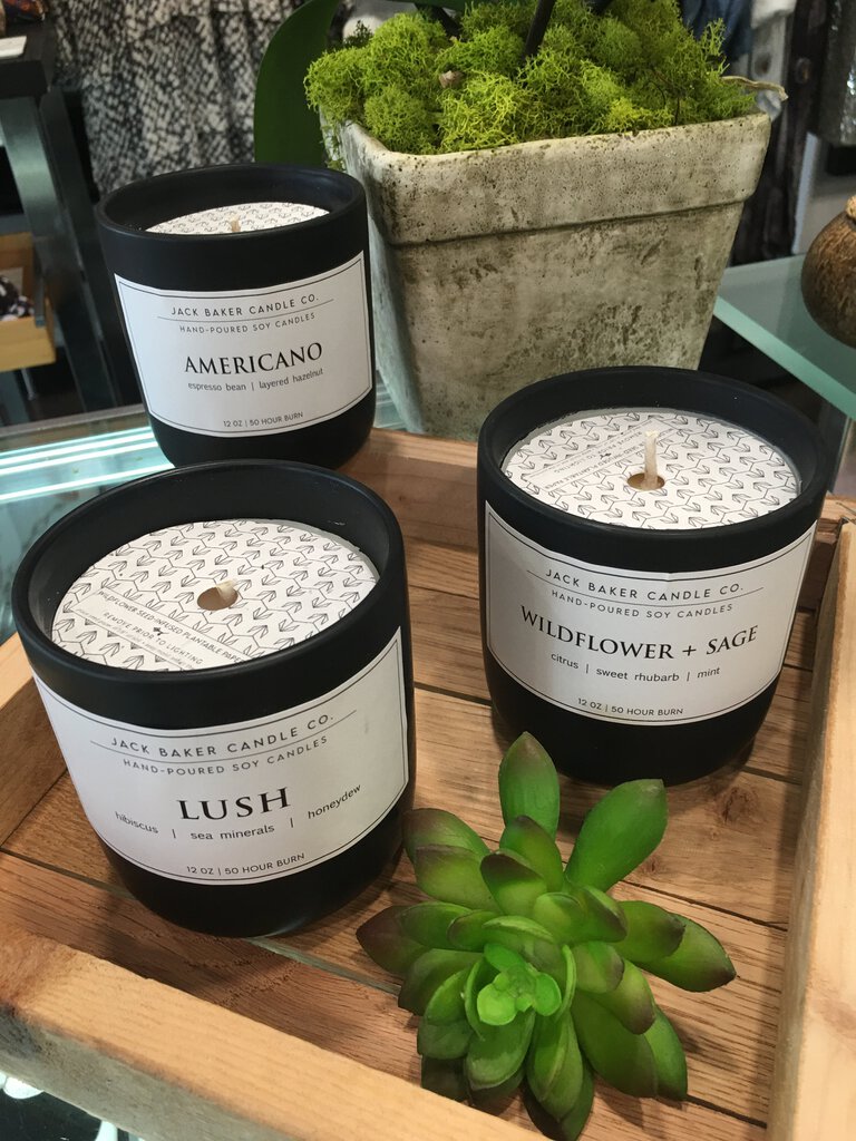 JACK BAKER Lush Handmade Soy Candle made in the USA