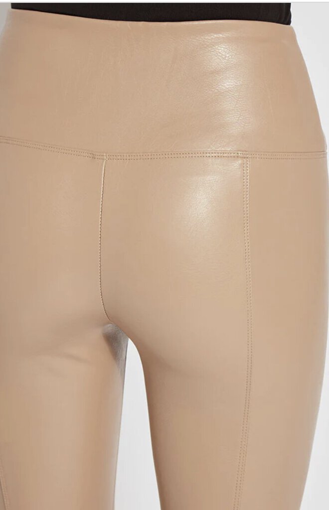 LYSSE Tan Textured Vegan Leather Legging
