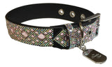 JACQUELINE KENT Medium Diamonds in the Ruff Dog Collar 3 Color Choices
