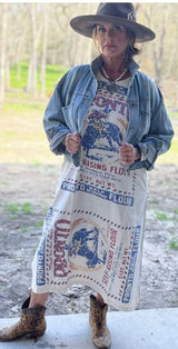 JADED GYPSY Sleeveless Cotton Open Skies Dress Made in the USA