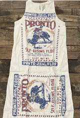JADED GYPSY Sleeveless Cotton Open Skies Dress Made in the USA