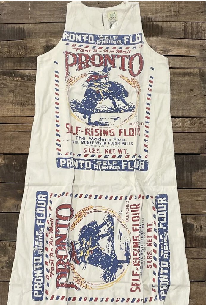 JADED GYPSY Sleeveless Cotton Open Skies Dress Made in the USA